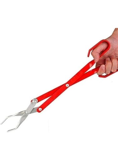 LinaLife 16.5" Aluminum Scissor Tongs Grill Tongs for Camping, BBQ Tongs, Long Reach Lightweight Sturdy Barbecue Tong Durable Never Rust use Charcoal Meat Steak Oven Lifetime Satisfaction Guarantee