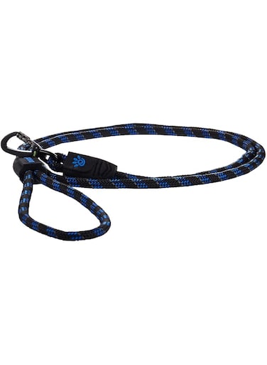 Doco DCROPE5060S Reflective Rope Leash with Soft Rubber Handle Ver.5, Small, Blue