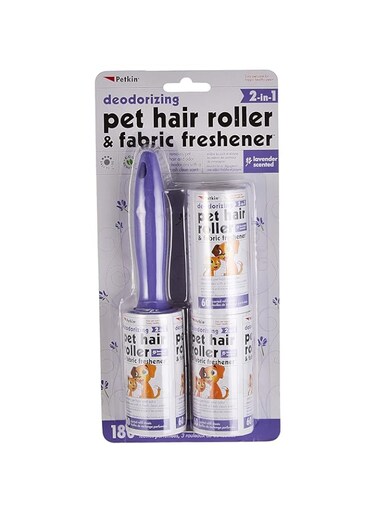 Petkin Pet Hair Roller Lavender - 180 Count Dog Hygiene &amp; Cat Wipes