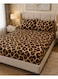 3-Piece Fitted Bedsheet Set, Leopard Print, 100% Cotton, 125 GSM, 1 Fitted Sheet + 2 Pillowcases &acirc;&euro;&ldquo; Available in King, Queen and Single Sizes