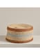 Home Box Noir Sea Grass Basket with Lid - 27x27x18 cm