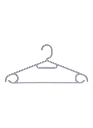 10-Piece Hanger Set Grey