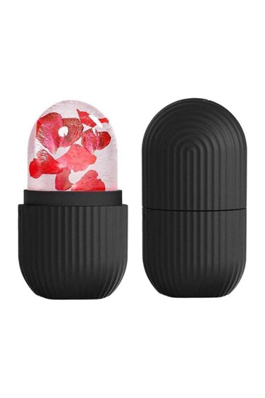 Ice Mold Ice Maker for Face with Anti-Leak &amp; Drip System, Contour Cube Ice Roller, Silicone Ice Hold