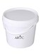 ARTC Multipurpose Round Shape Yogurt Plastic Container with Lid (White,1Kg)