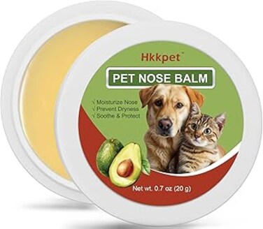 Hkkpet Avocado Dog Nose Balm for Dry Nose,Dog Cream for Paws and Nose,Natural &amp; Organic Plant Based,Protects &amp; Repairs Dry, Cracked Snouts &amp; Paws,Hypoallergenic,0.7oz