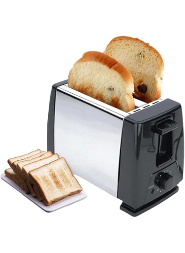 VAODO 2 Slice Toaster, Cool Touch Toaster with 6 Temperature Settings, 700W Power, Removable Crumb Tray, Perfect for Toasting Bread, Bagels, Waffles and Puff Pastry
