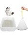 Nyganmelloz Cat Litter Box Liners,Drawstring Extra Durable Heavy Duty Cat Litter Liner Bags,Extra-Thick Cat Litter Box Bag,Leak Proof and Easy to Clean,Eco Friendly Pet Cat Supplies(20Pcs, 31inX17in)