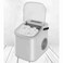Portable Ice Maker Machine for Countertop - 1.1L Capacity, 9 Bullet Ice Cubes Ready in Minutes, 112W Efficient Compact Design - White

