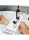 Bath Tub Bathroom Rack Shelf Tidy Tray Storage Caddy Organiser Boxed