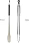 Grill Tongs, 16" Long BBQ Tongs, Premium Stainless Steel Locking Tongs Metal Tongs with Non-slip Handle for Outdoor Grill, BBQ/Barbecue, Cooking