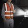 AUTO FAMILY High Visibility Safety Vests with Reflective Strips XXL&ndash; ANSI Compliant Workwear for Construction, Cycling &amp; Roadside Assistance (Green - 3Pcs)