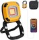 AUTO FAMILY Ultra-Bright Rechargeable LED Flashlight &ndash; Compact, Waterproof &amp; USB Powered Torch with Hook for Camping, Hiking, and Emergency Use (Square Big)