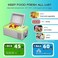 AUTO FAMILY Electric Car Refrigerator, Cooler Box 16.4L &ndash; 12V/24V Portable Cooler &amp; Freezer for Outdoor Adventures (16.4L)