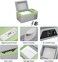 AUTO FAMILY Electric Car Refrigerator, Cooler Box 16.4L &ndash; 12V/24V Portable Cooler &amp; Freezer for Outdoor Adventures (16.4L)