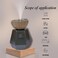 AUTO FAMILY Luxury Car Air Freshener Diffuser   Long-Lasting Auto Fragrance Spray for a Fresh, Elegant Drive (AF3- Black brown, Sandalwood rc)