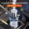 AUTO FAMILY Luxury Car Air Freshener Diffuser   Long-Lasting Auto Fragrance Spray for a Fresh, Elegant Drive (AF6- Silver, Gargenia sum)