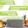 AUTO FAMILY Portable Car Refrigerator, Cooler Box with Inbuilt Rechargeable Battery &ndash; 15.8L Electric Cooler &amp; Freezer for Camping, Travel, and Outdoor Adventures