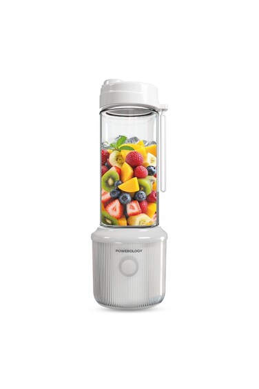 Press &amp; Refresh Portable Blender 450ml USB-C Rechargeable 6-Blade Ice Crusher