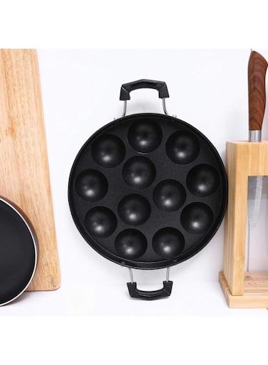 Non-Stick Aebleskiver Pan &acirc;&euro;&ldquo; Round Ball Snack Maker
