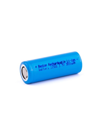 Beston 3.7V 18500 3000mAh Flat Tip Rechargeable Lithium Battery - Pack of 1