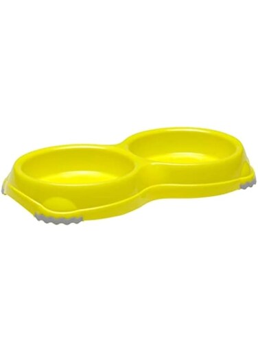 Moderna Double Smarty Bowl - Yellow, XS -2 X 200ml