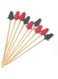 PuTwo 100 Counts 4.7 Inch Toothpicks for Appetizer, for Cocktail Party, Drink Picks with Trees, Decorative Skewers Party Picks