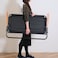 AUTO FAMILY Foldable Outdoor Camping Chair Black&ndash; 2 seater Chair Outdoor, portable camping chair, camping chair 2 person