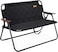 AUTO FAMILY Foldable Outdoor Camping Chair Black&ndash; 2 seater Chair Outdoor, portable camping chair, camping chair 2 person
