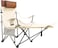 AUTO FAMILY Foldable Moon Camping Chair &ndash; Portable Saucer Lounge Chair with Cup Holder, Folding Chair Outdoor
