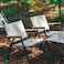 AUTO FAMILY Foldable Camping Chair Beige, Outdoor Portable Foldable Chair, chairs outdoor, chair for bedroom, foldable portable beach chair
