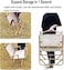 AUTO FAMILY Foldable Camping Chair Beige, Outdoor Portable Foldable Chair, chairs outdoor, chair for bedroom, foldable portable beach chair