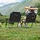 AUTO FAMILY Portable Durable Folding Camping Chair Black, Lightweight Folding Chair for Outdoor Enthusiasts, Folding Chair for Every Adventure, Folding Camping Chair for Travel and Leisure (Black)