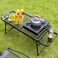 AUTO FAMILY Folding Camping Table, Portable Lightweight Grill Table for Outdoor, Folding Table, Portable Outdoor Table, picnic table metal