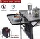 AUTO FAMILY Folding Camping Table, Portable Lightweight Grill Table for Outdoor, Folding Table, Portable Outdoor Table, picnic table metal