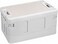 AUTO FAMILY Outdoor Camping Storage Box, Collapsible Foldable Plastic Storage Box with Lids, Storage Containers Stackable Plastic Bins For Home (35L)