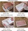 AUTO FAMILY Foldable Plastic Storage Box 30L, Wooden Cover, Thickened Outdoor Foldable Storage Box (Black -30L)