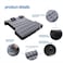 AUTO FAMILY Premium Inflatable Truck Bed Air Mattress with Pump, Pillows &amp; Carry Bag &ndash; Inflatable Bed, Built-In Pillows &amp; Durable PVC Base   Portable Travel Sleeping Mattress