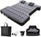AUTO FAMILY Premium Inflatable Truck Bed Air Mattress with Pump, Pillows &amp; Carry Bag &ndash; Inflatable Bed, Built-In Pillows &amp; Durable PVC Base   Portable Travel Sleeping Mattress