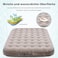 AUTO FAMILY Air Mattress with Electric Pump   Fast Inflatable Bed for Home, Camping &amp; Travel   Durable Leak-Proof Design and Carry Bag (203CM X 152CM)