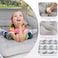 AUTO FAMILY Luxury Inflatable Car Air Mattress with Back Seat Support &amp; Pump &ndash; Ideal for Road Trips, Camping, and Travel Comfort (Grey)