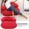 AUTO FAMILY Inflatable Sofa Chair with Backrest &ndash; Portable Lounger for Home, Dorm, and Outdoor Relaxation