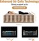 AUTO FAMILY Premium Rechargeable Air Mattress with Built-In Pump &amp; 2 Pillow   Portable Inflatable Bed for Home, Camping &amp; Travel   Durable Leak-Proof Design with Carry Bag (200 X 150 X 40 CM)