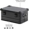 AUTO FAMILY Aluminum and Magnesium Alloy Camping Storage Box, Cooking and Outdoor Gear Box, Fishing Gear Organizer, Home Clothes Organizer (Red - Medium (57.7 CM))