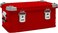 AUTO FAMILY Aluminum and Magnesium Alloy Camping Storage Box, Cooking and Outdoor Gear Box, Fishing Gear Organizer, Home Clothes Organizer (Red- X-Large(89.2CM))