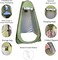 AUTO FAMILY Portable Pop Up Toilet Tent for Camping Beach Shower Clothes Changing Dressing Room for Travel Outdoor Hiking