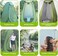 AUTO FAMILY Portable Pop Up Toilet Tent for Camping Beach Shower Clothes Changing Dressing Room for Travel Outdoor Hiking