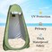AUTO FAMILY Portable Pop Up Toilet Tent for Camping Beach Shower Clothes Changing Dressing Room for Travel Outdoor Hiking