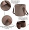 AUTO FAMILY Collapsible Bucket 20L &ndash; Portable, Durable &amp; Waterproof Utility Container for Camping, Travel, Fishing &amp; Outdoor Adventures