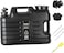 AUTO FAMILY Portable Outdoor Water Storage Container 18.5L &ndash; BPA-Free, Durable Camping Water Jug with Spout &amp; Accessories (18.5L - Black)