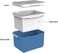 AUTO FAMILY Large Insulated Cooler Box 6L &ndash; Portable Ice Chest for Camping, Picnics, and Travel   Keep Food &amp; Drinks Cold for Hours (6L)